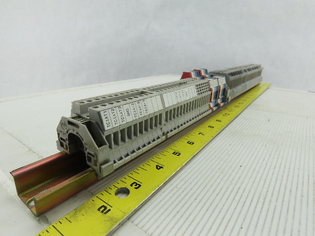 Connectwell CTS2.5UN Terminal Blocks 800V 32A 22-12 Awg DIN Rail Misc Lot of 86