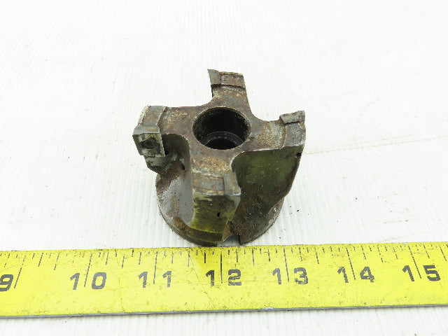 2.5" Indexable Face Mill 1" Arbor 4 Tool Insert