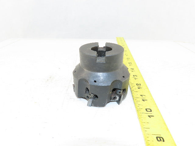 RK Tool SMC3006-14130 Indexable Face Mill Cutter 6-Insert 3" RH 1" Arbor