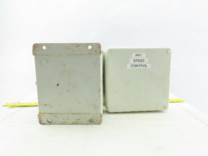 Hoffman HJ606HWPL1LG Composite Electrical Enclosure 7.31x7.31x4.96 W/Back plate