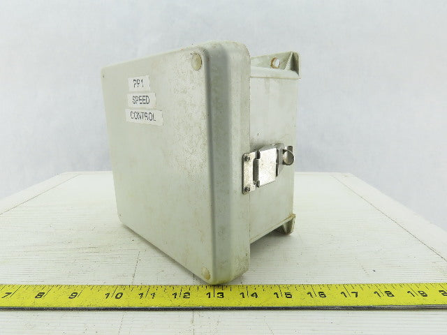 Hoffman HJ606HWPL1LG Composite Electrical Enclosure 7.31x7.31x4.96 W/Back plate