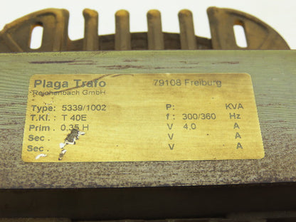 Plaga Trafo 5339/1002 Control Transformer