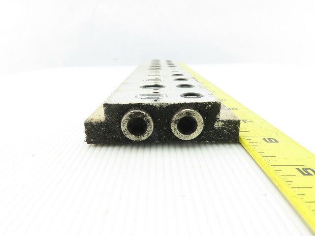 Vektor AG VP8100196 Pneumatic Manifold Block Base Aluminum 12 Station