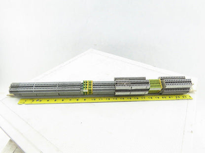 Connectwell CTS2.5UN Terminal Blocks 800V 32A 22-12 Awg DIN Rail Misc Lot of 107