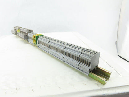 Connectwell CTS2.5UN Terminal Blocks 800V 32A 22-12 Awg DIN Rail Misc Lot of 107
