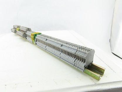 Connectwell CTS2.5UN Terminal Blocks 800V 32A 22-12 Awg DIN Rail Misc Lot of 107
