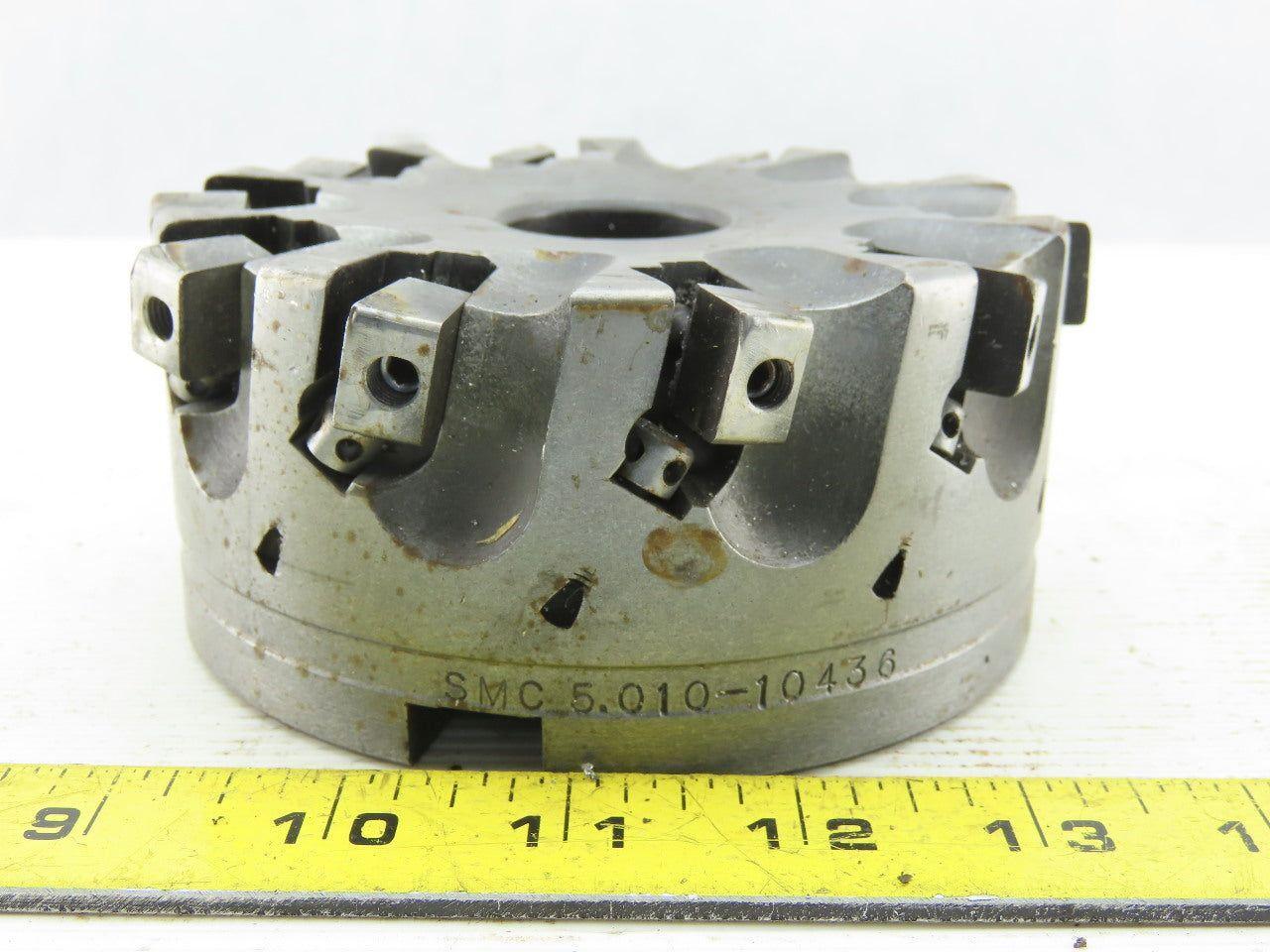 SMC 5.010-10436 5" Indexable Face Mill Cutter 1-1/2" Arbor 10 Flute
