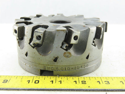 SMC 5.010-10436 5" Indexable Face Mill Cutter 1-1/2" Arbor 10 Flute