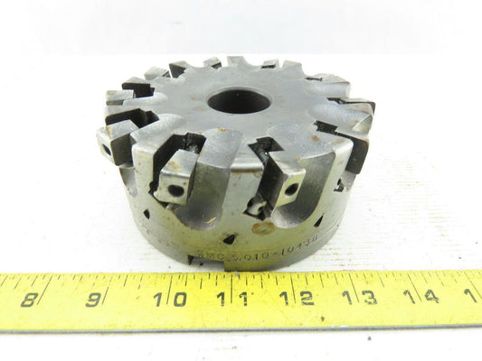SMC 5.010-10436 5" Indexable Face Mill Cutter 1-1/2" Arbor 10 Flute
