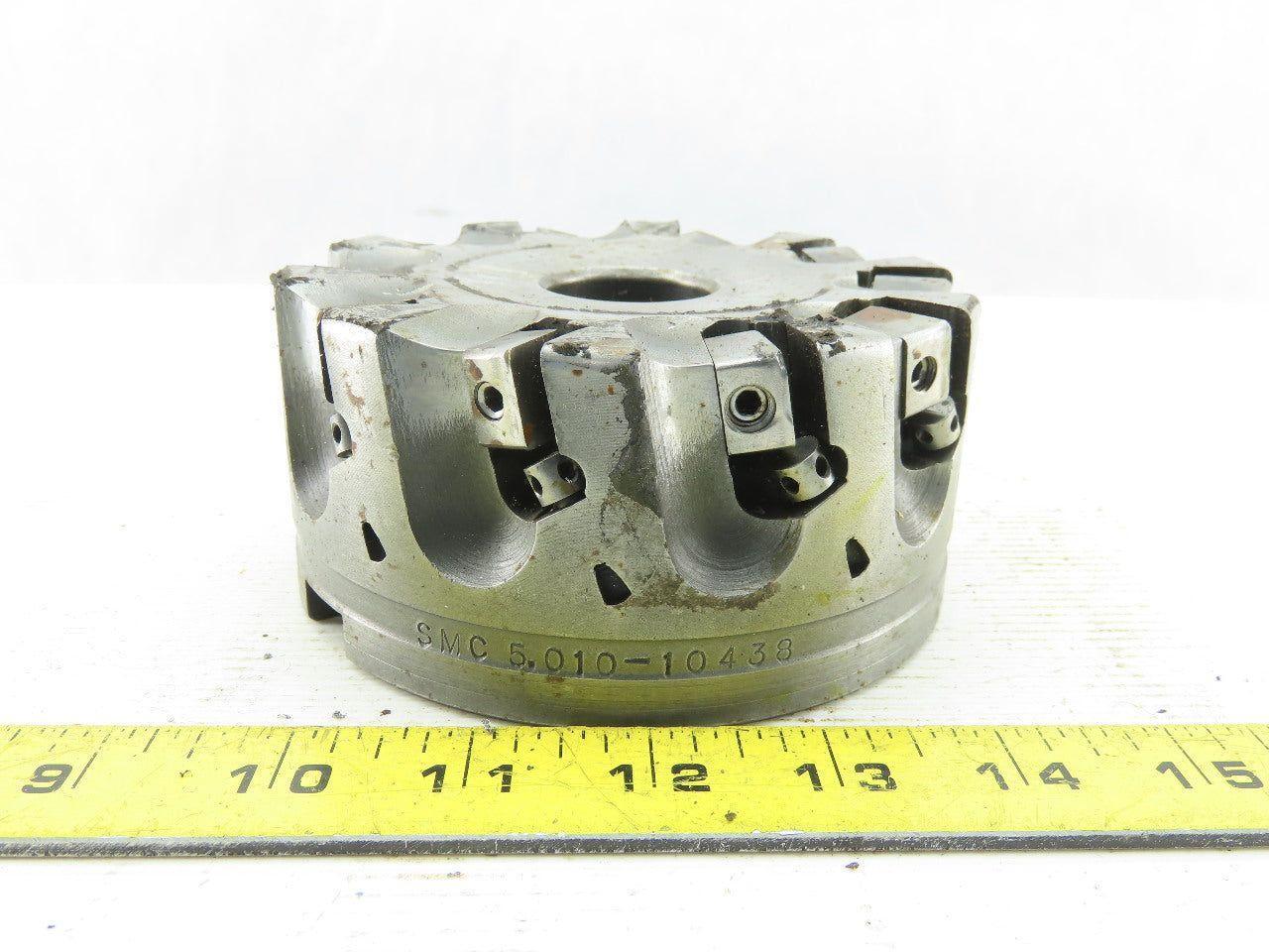 Dijet SMC 5.010-10438 5" Indexable Face Mill Cutter 1-1/2" Arbor 10 Flute