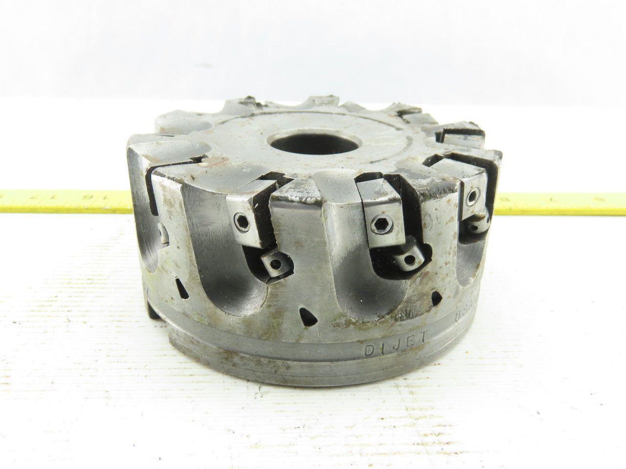 Dijet SMC 5.010-10438 5" Indexable Face Mill Cutter 1-1/2" Arbor 10 Flute