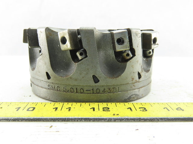 Dijet SMC 5.010-10438L 5" Left Hand  Indexable Face Mill 1-1/2" Arbor 10 Flute