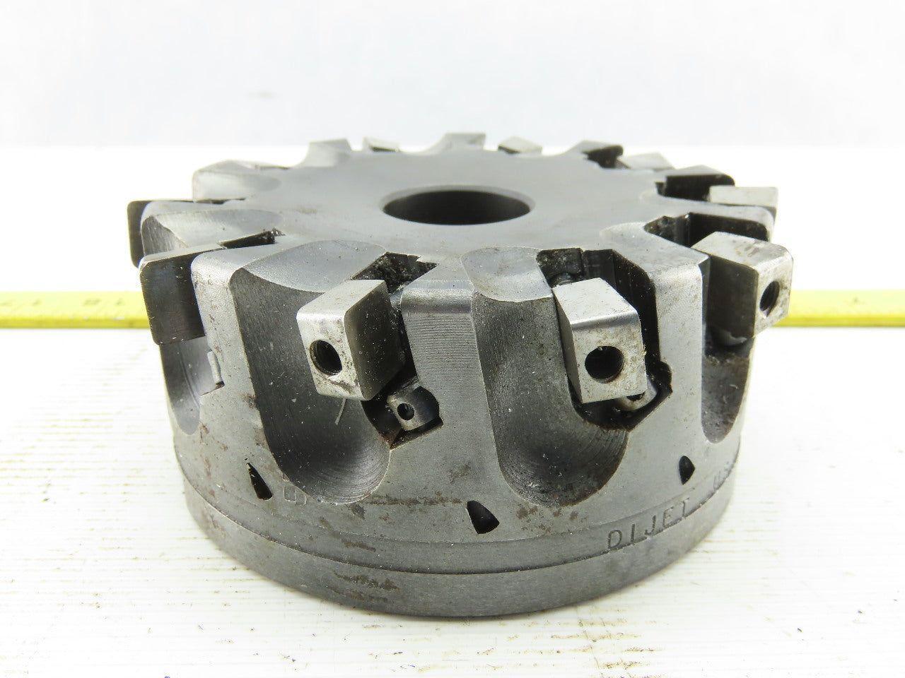 Dijet SMC 5.010-10438L 5" Left Hand  Indexable Face Mill 1-1/2" Arbor 10 Flute