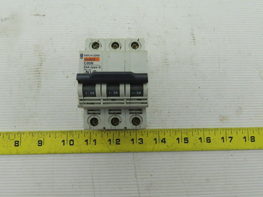 Merlin Gerin C60N 3Pole 480V 30A Circuit Breaker