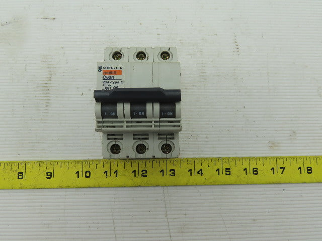 Merlin Gerin C60N 3Pole 480V 30A Circuit Breaker