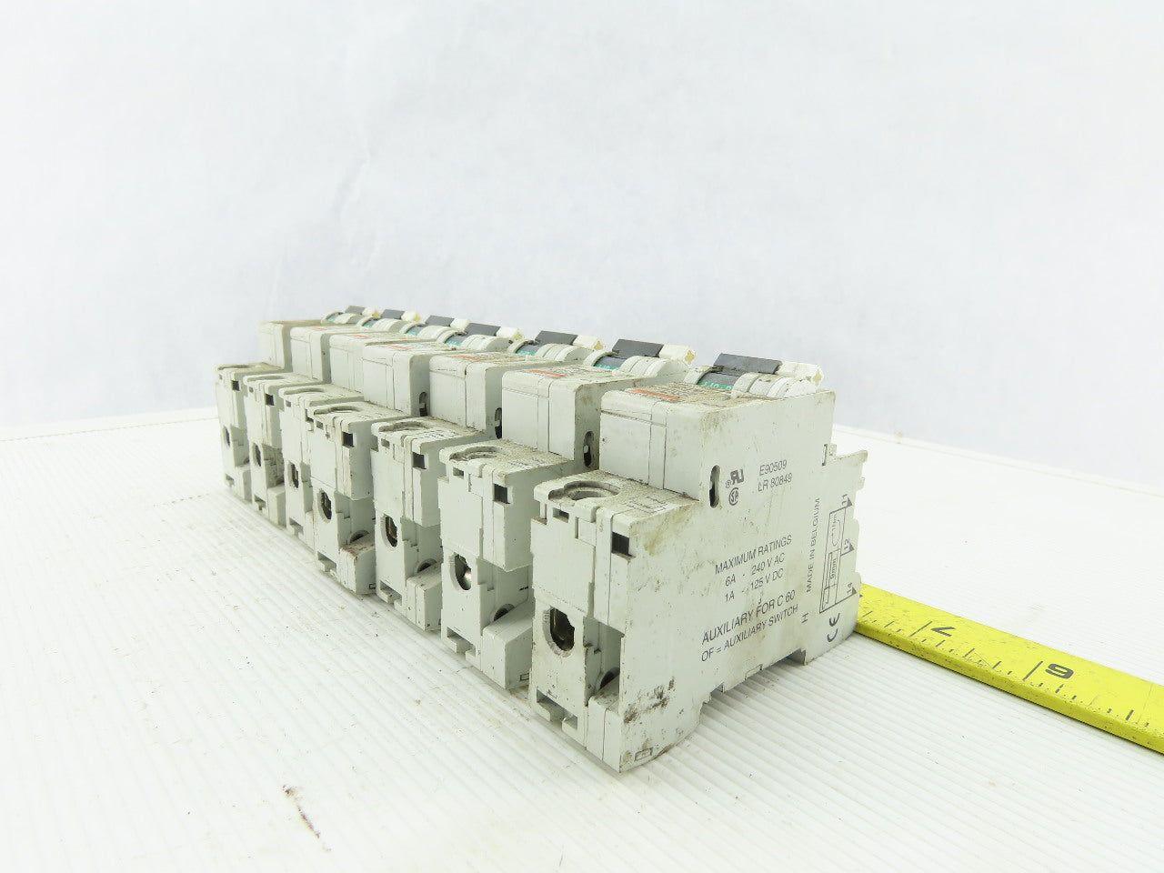 Merlin Gerin C60N 10A Type B Circuit Breaker 277V Lot Of 7