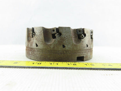 Dijet SMC 6.010-10456 3.5" Indexable Face Mill Cutter LH 1-1/2" Arbor 6 Flute