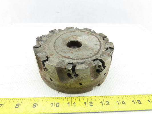 Dijet SMC 6.010-10456 3.5" Indexable Face Mill Cutter LH 1-1/2" Arbor 6 Flute