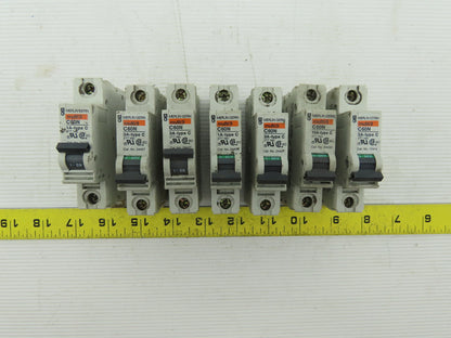 Merlin Gerin C60N 5A-Type C 277 Volt Circuit Breaker Lot of 7