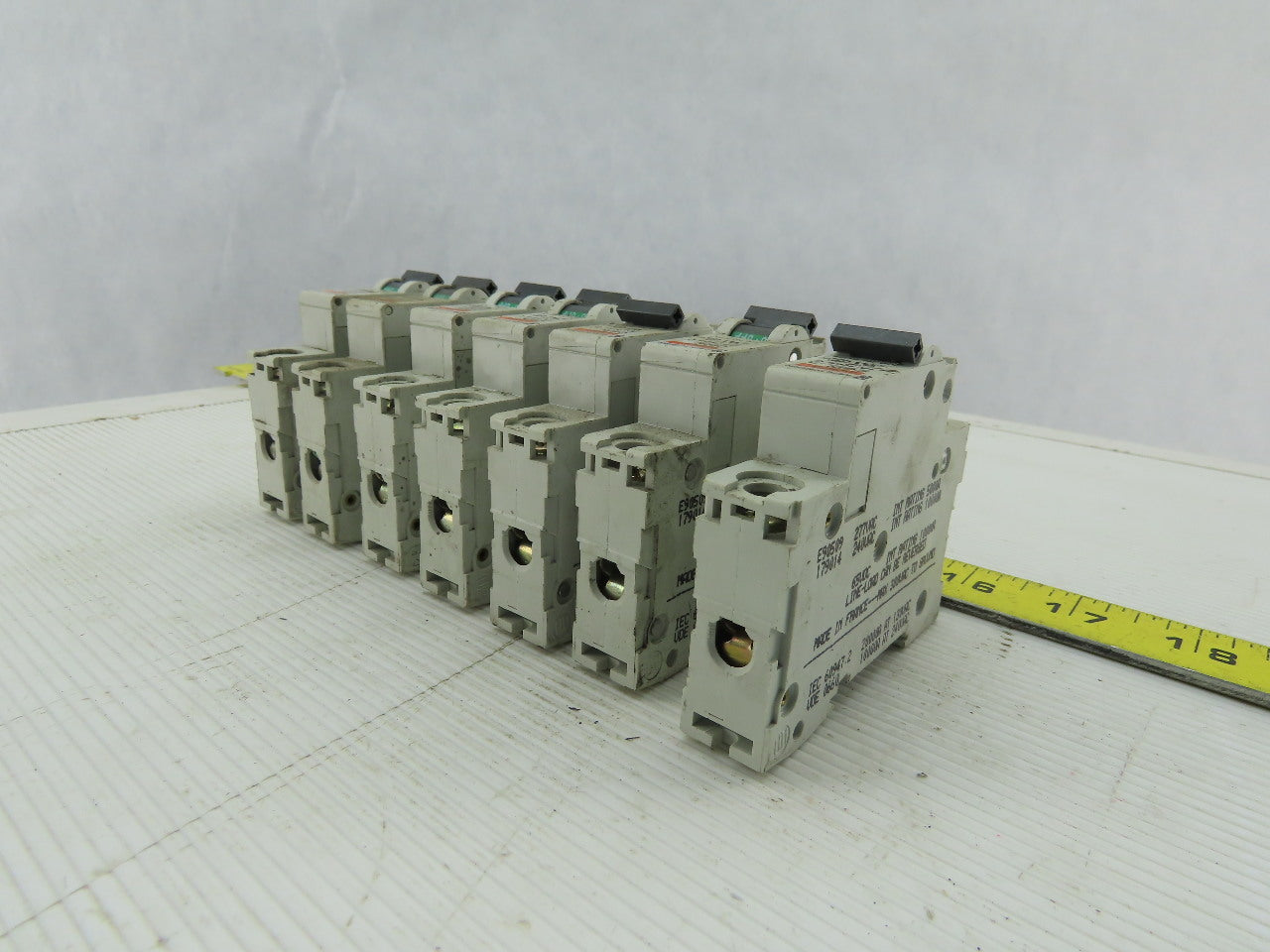 Merlin Gerin C60N 5A-Type C 277 Volt Circuit Breaker Lot of 7