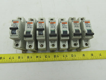 Merlin Gerin C60N 5A-Type C 277 Volt Circuit Breaker Lot of 7