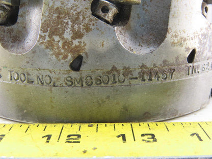 RK Tools SMC 6010-11457 6" Indexable Face Mill Cutter 1-1/2" Arbor 10 Flute