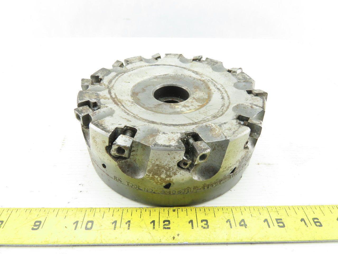RK Tools SMC 6010-11457 6" Indexable Face Mill Cutter 1-1/2" Arbor 10 Flute