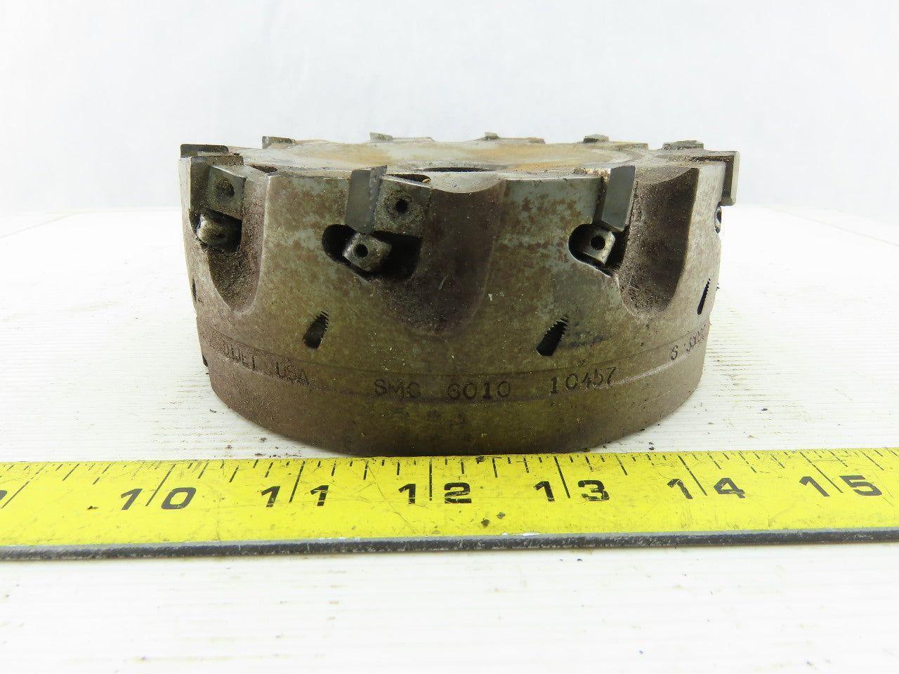 Dijet SMC 6010-10457 6" Indexable Face Mill Cutter 1-1/2" Arbor 10 Flute