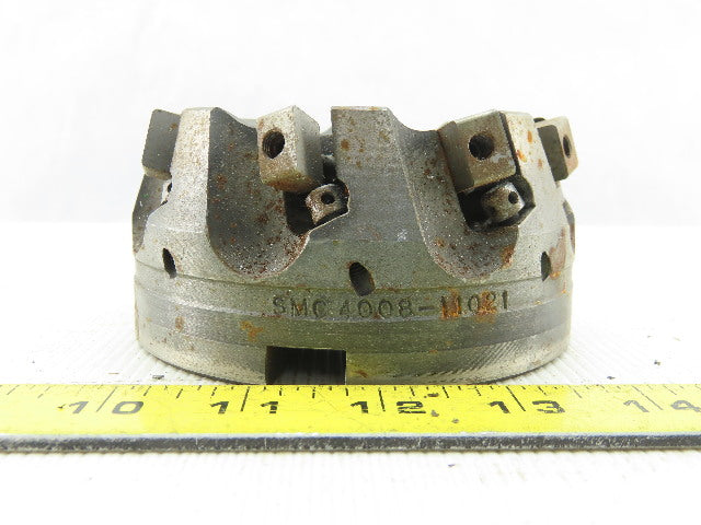 Dijet SMC4008-11021 4" Indexable Face Mill Cutter 1-1/2" Arbor 8 Flute