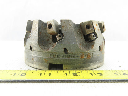 Dijet SMC4008-11021 4" Indexable Face Mill Cutter 1-1/2" Arbor 8 Flute