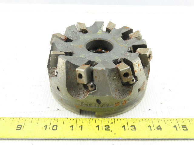 Dijet SMC4008-11021 4" Indexable Face Mill Cutter 1-1/2" Arbor 8 Flute