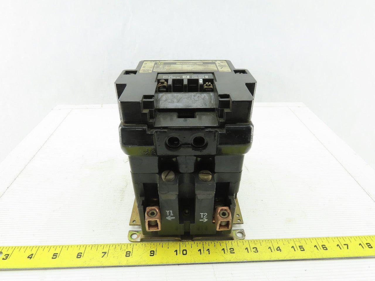 Square D 8502 SE01 3 Contactor Ser. A 600V Max 120V Coil 15Hp 1Ph