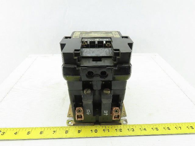 Square D 8502 SE01 3 Contactor Ser. A 600V Max 120V Coil 15Hp 1Ph