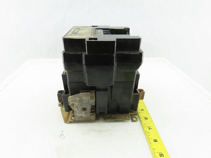 Square D 8502 SE01 3 Contactor Ser. A 600V Max 120V Coil 15Hp 1Ph
