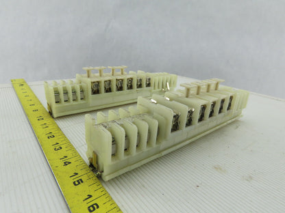 Allen Bradley 1492-CE White Clear Wire Terminal Fuse Holder With fuses Lot Of 42