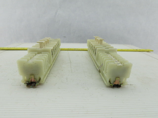 Allen Bradley 1492-CE White Clear Wire Terminal Fuse Holder With fuses Lot Of 42