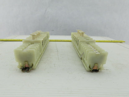 Allen Bradley 1492-CE White Clear Wire Terminal Fuse Holder With fuses Lot Of 42