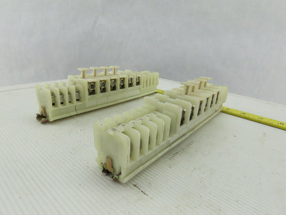 Allen Bradley 1492-CE White Clear Wire Terminal Fuse Holder With fuses Lot Of 42