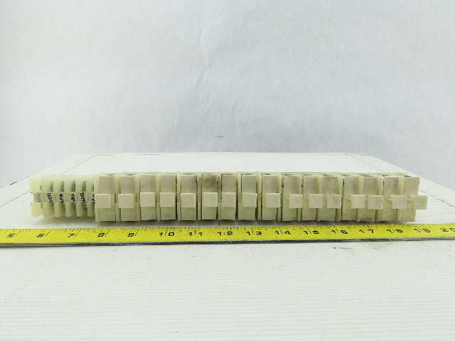 Allen Bradley 1492 CE White Clear Wire Terminal Fuse Holder With fuse Lot Of 22