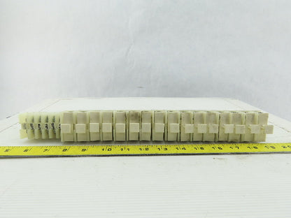 Allen Bradley 1492 CE White Clear Wire Terminal Fuse Holder With fuse Lot Of 22