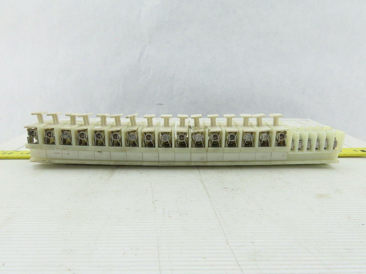 Allen Bradley 1492 CE White Clear Wire Terminal Fuse Holder With fuse Lot Of 22