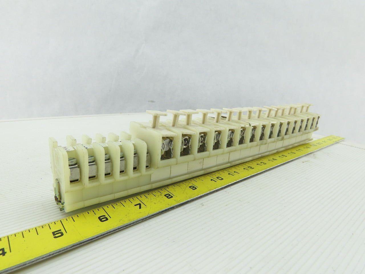 Allen Bradley 1492 CE White Clear Wire Terminal Fuse Holder With fuse Lot Of 22