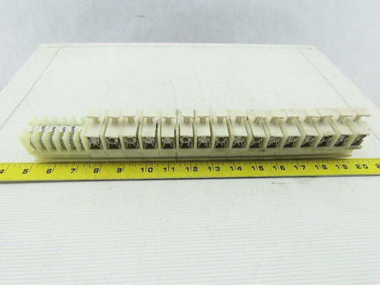 Allen Bradley 1492 CE White Clear Wire Terminal Fuse Holder With fuse Lot Of 22