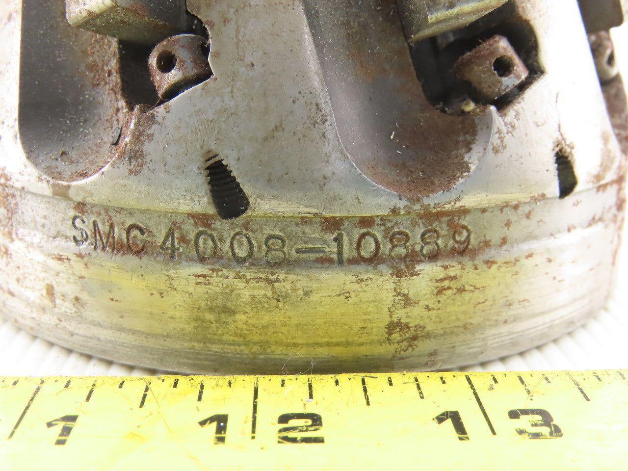 Dijet SMC4008-10889 4" Indexable Face Mill Cutter 1-1/2" Arbor 8 Flute