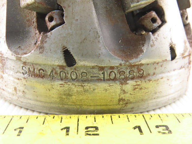 Dijet SMC4008-10889 4" Indexable Face Mill Cutter 1-1/2" Arbor 8 Flute