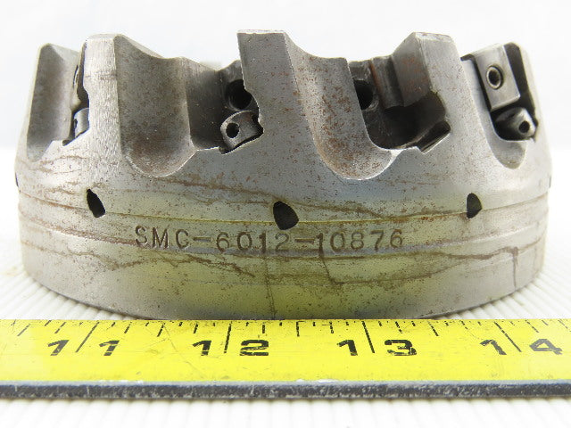 DiJet SMC-6012-10876 6" Indexable Face Mill Cutter 1-1/2" Arbor 12 Flute