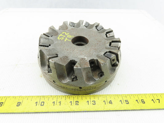 DiJet SMC-6012-10876 6" Indexable Face Mill Cutter 1-1/2" Arbor 12 Flute