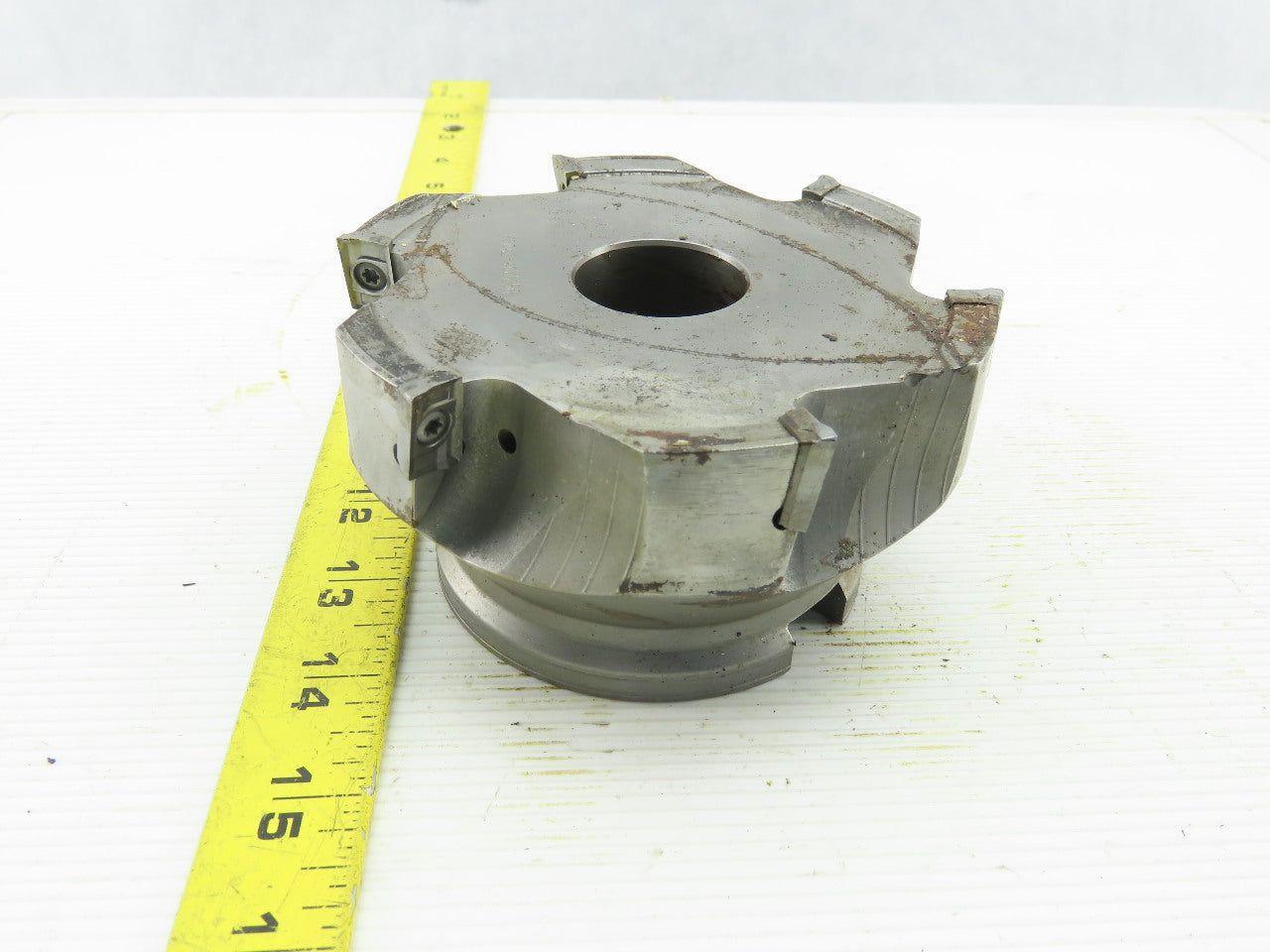 Walter F3042-400125R 4.5" Indexable Face Shell Mill Cutter 1-1/2" Arbor 6 Flute