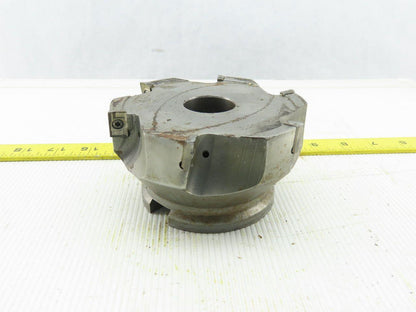 Walter F3042-400125R 4.5" Indexable Face Shell Mill Cutter 1-1/2" Arbor 6 Flute