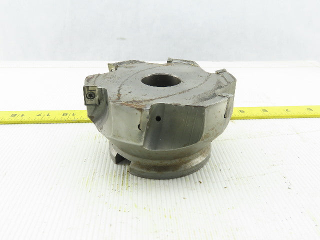 Walter F3042-400125R 4.5" Indexable Face Shell Mill Cutter 1-1/2" Arbor 6 Flute